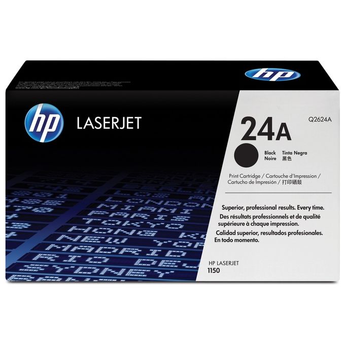 HP Q2624A 24A Black Original LaserJet Toner Cartridge Resa 2500 pagine Tecnologia Stampa Laser colore Nero