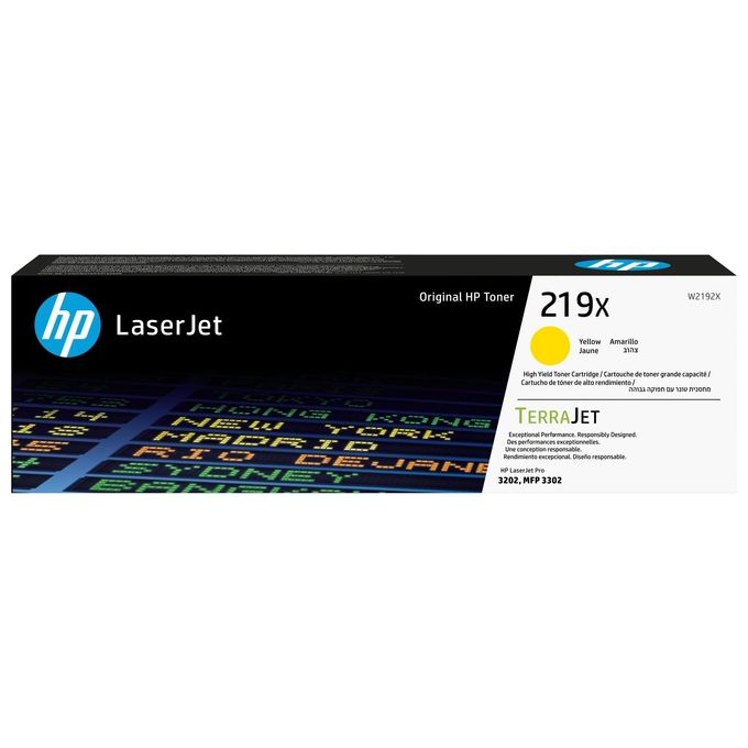 immagine di HP W2192X Toner Originale ad Alta Capacita' 2500 Pagine Compatibile con HP LaserJet Pro 3202 e 3302 colore Giallo