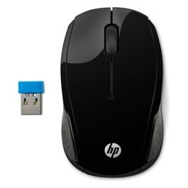 HP Wireless Mouse 200 Tecnologia LED Rosso Laser fino a 1000 DPI 3 Pulsanti Rotella Scorrimento