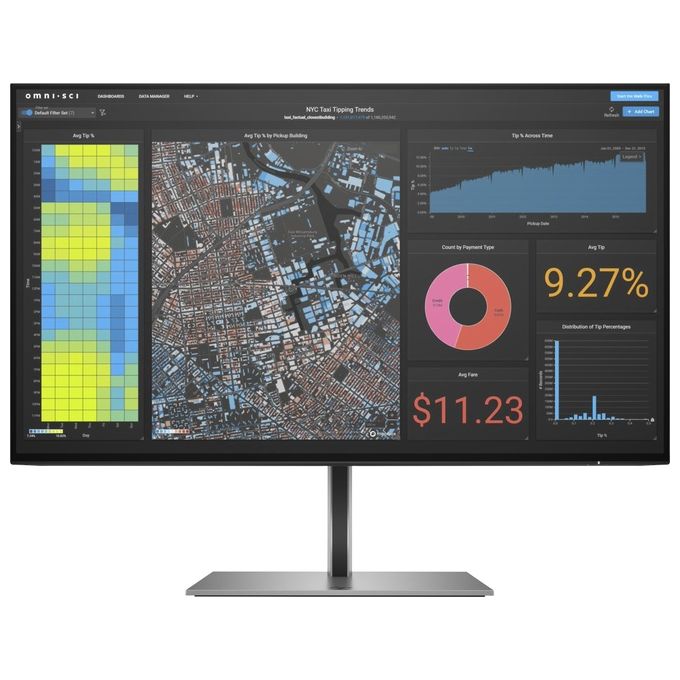 HP Z24f G3 Monitor Piatto per Pc 23.8'' Full Hd Ips