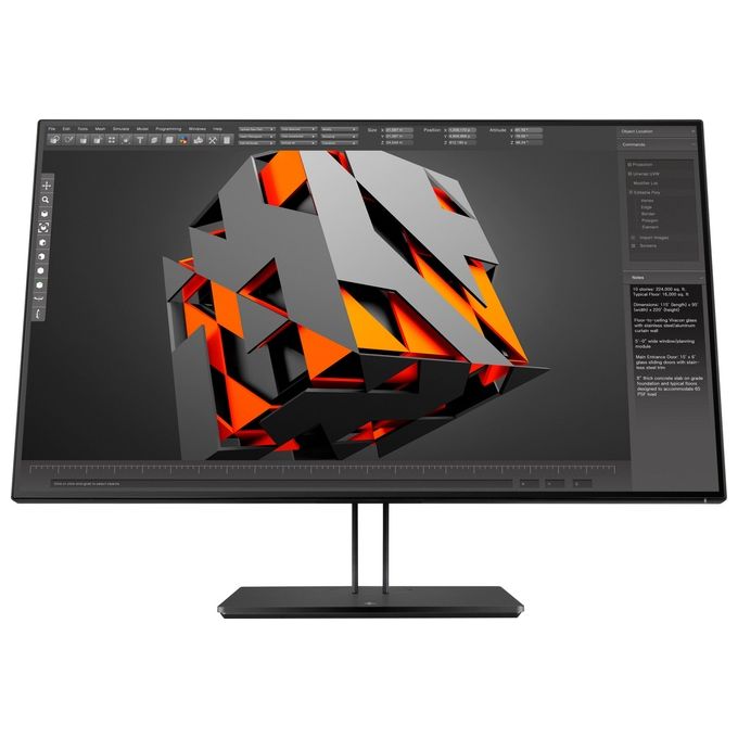HP Z32 Monitor Piatto per Pc 31,5'' 4K Ultra Hd Ips Nero