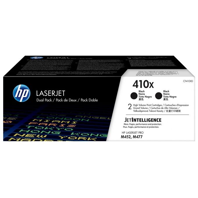 HP410x 2pack high Yield Black Toner