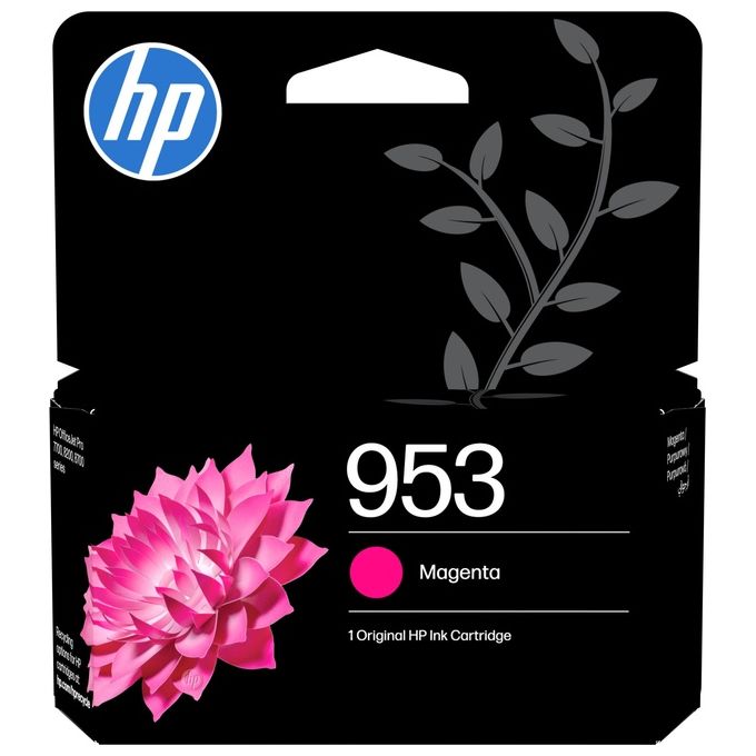 HP F6U13AE 953 Cartuccia d'inchiostro originale pigmentata resa standard 700 pagine colore Magenta