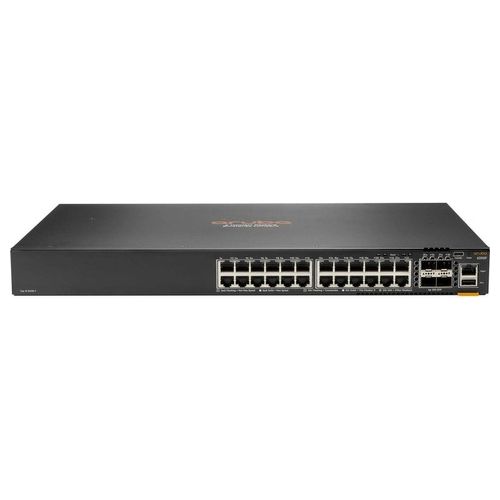 HPE Aruba CX 6200F 24G Class-4 PoE 4SFP 370W Gestito L3 Gigabit Ethernet 10/100/1000 Supporto Power over Ethernet 1U
