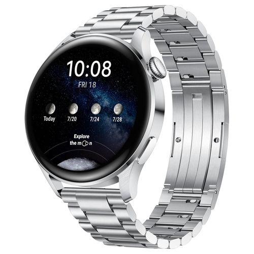 Huawei Watch 3 Elite 48mm 1.43'' Amoled 4G GPS Sport Salute Notifiche Acciaio Inossidabile Grigio
