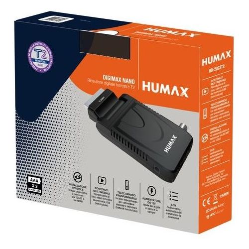 Humax HD-2023T2 Decoder Digitale Terrestre DVB-T2