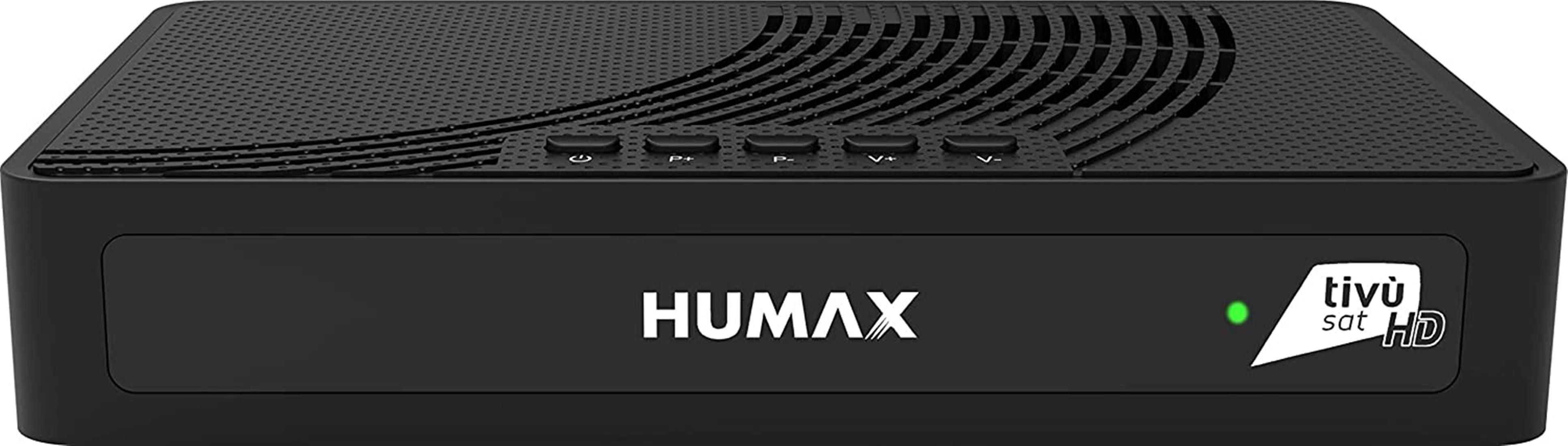 Humax Ricevitore Satellitare HD con Codifica S2 HD-3601S2 + Scheda Tivùsat