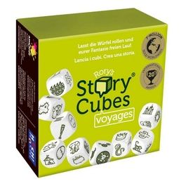 Hutter 603994 - Story Cubes Voyages, Gioco "Dadi cantastorie" [importato dalla Germania]