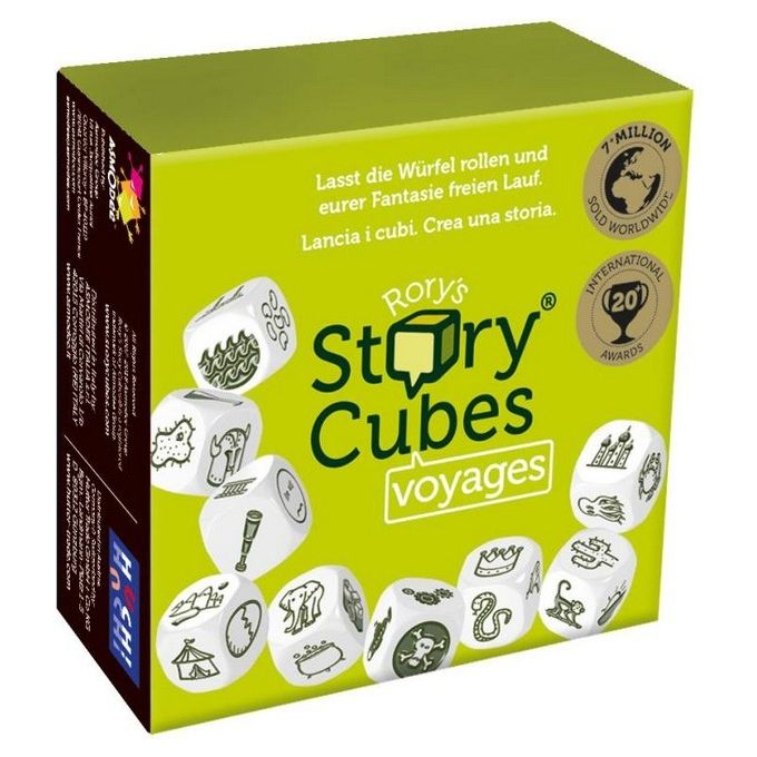 Hutter 603994 - Story Cubes Voyages, Gioco ''Dadi cantastorie'' [importato dalla Germania]