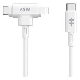 HyperJuice Cavo Usb-C Lightning Ibrido Bianco 1.5m