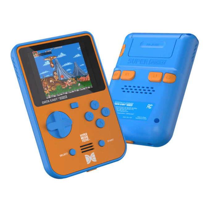 HyperMegaTech Console Portatile Data East Edition Retro' 18 Giochi Inclusi Blu e Marrone 1 HyperMegaTech Console Portatile Data East Edition Retro' 18 Giochi Inclusi Blu e Marrone