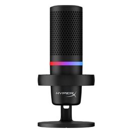 DuoCast Microfono da gaming USB a condensatore Illuminazione RGB ShockMount Cardioide Omnidirezionale FiltroPop Streaming Podcast Twitch YouTube Discord per PC PS5 PS4 Mac Nero