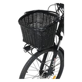 i-Bike CB-8094 Cestino in Vimini Nero