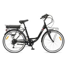 City Easy Flow Bicicletta Elettrica Nera