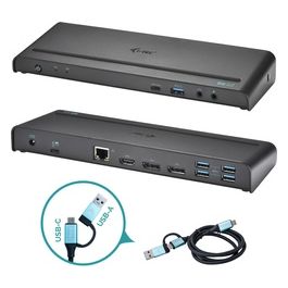 I-Tec CATRIPLE4KDOCKPDIT Usb 3.0/Usb-c/Thunderbolt 3 3x 4K Docking Station con Power Delivery 85W