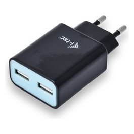 I-tec CHARGER2A4B Caricabatterie per Dispositivi Mobili Interno Nero