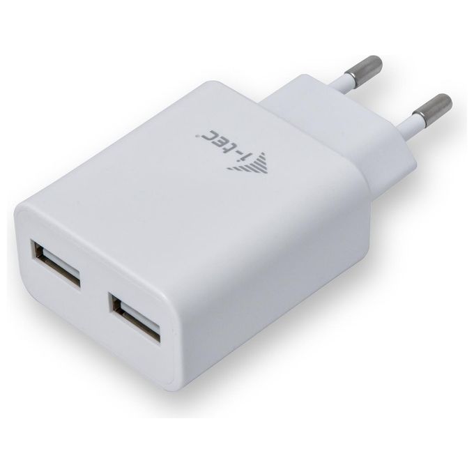 I-Tec CHARGER2A4W Caricabatterie per Dispositivi Mobili Interno Bianco