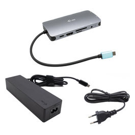 Docking Station USB-C Nano Metallo HDMI VGA LAN con Caricatore 100W