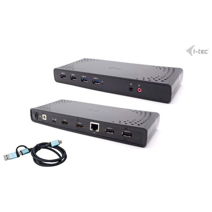 I-Tec Docking Stations usb 3.0-usb-c-tb 2x hdmi Docking Station  Power Delivery 85W
