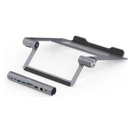 Metal Cooling Pad per Notebook fino a 15.6” con Usb-c Docking Station Power Delivery 100W