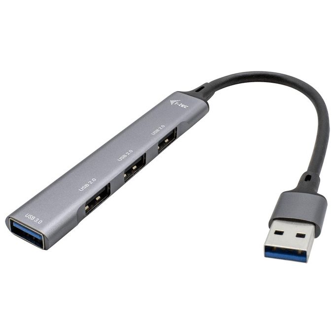 I-Tec Metal Usb 3.0 Hub 1x Usb 3.0  3x Usb 2.0