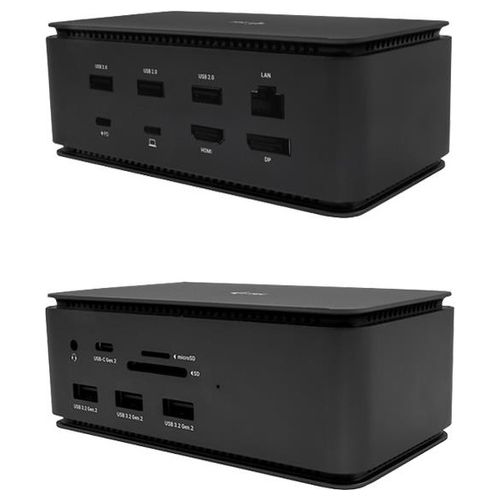I-Tec Metal USB4 Docking Station Dual 4K HDMI DP  Power Delivery 80W