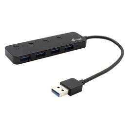 I-Tec U3CHARGEHUB4 Usb 3.0 Metal Hub 4 Porte con Switch Individuale On/Off