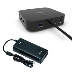 I-Tec Usb-C Dual Display Docking Station con Power Delivery 100W e Caricatore Universale 112W