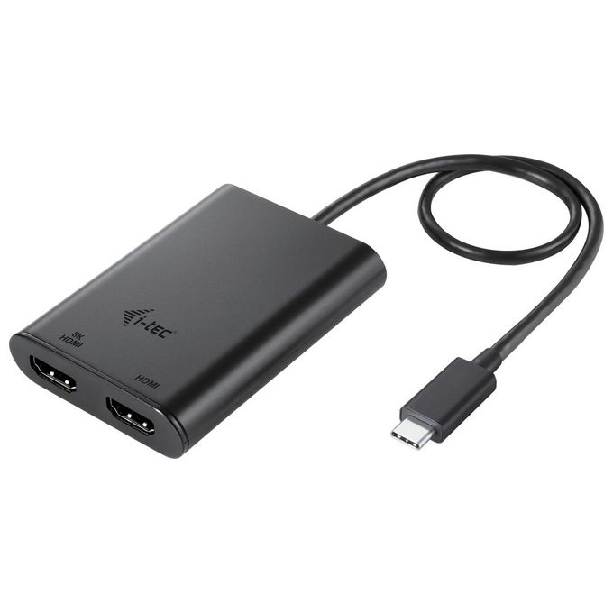 I-Tec USB-C Dual 4K-60Hz HDMI Video Adapter