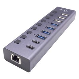 I-Tec USB-A/USB-C Charging Hub 9port With Lan  Power Adapter 60 W