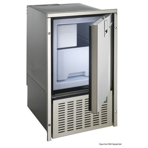 Ice Maker White Inox Clean Touch Wt 12v Dc-230v 50 Indel Isotherm