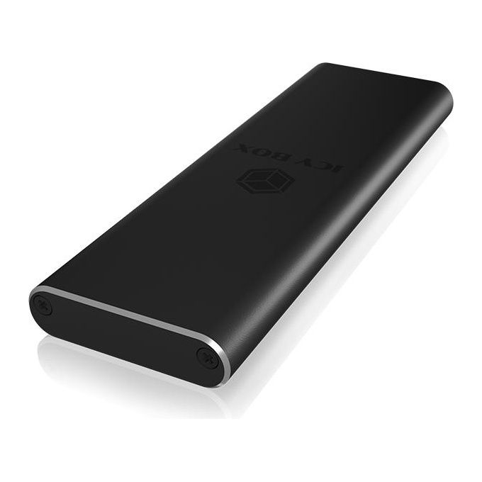 Icy Box box per hard disk m.2 usb 3.0 1x m.2 sata ssd Black