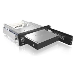 Icy Box IB-168SK-B Casseto Trayless SATA 3.5 pollici Nero