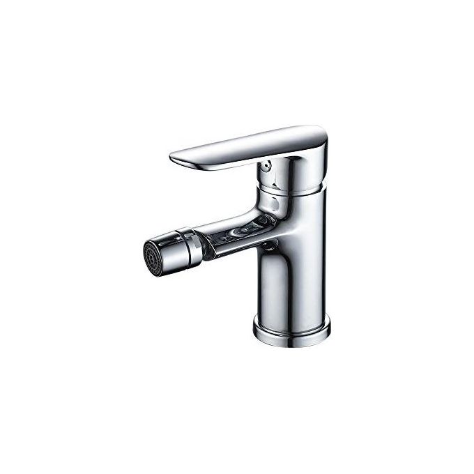 Idro Bric One Miscelatore monocomando per bidet con leva in metallo la piletta da 1? 1/4 in pvc Cromata SCARUB0870CR