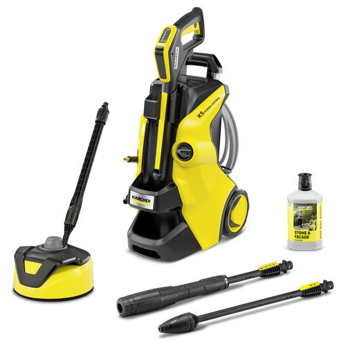 Kärcher 1.324-703.0 K 5 Power Control Flex Home Idropulitrice Verticale 500 l/h 145 bar 2100 W colore Nero Giallo