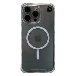 Cover Tank MagSafe Crystal Argento per iPhone 13 Pro