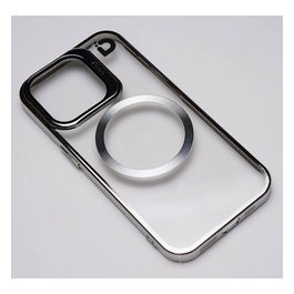 Cover Tank Magsafe Crystal Nera per iPhone 14 Pro
