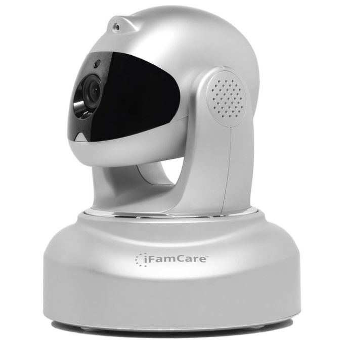 Ifamcare Helmet Home Monitor Wi-Fi digitale 1080P Full HD per iPhone e Android Argento