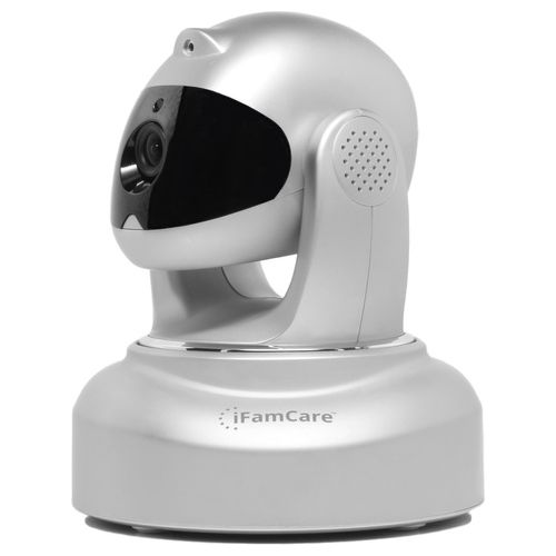 Ifamcare Helmet Home Monitor Wi-Fi digitale 1080P Full HD per iPhone e Android Argento