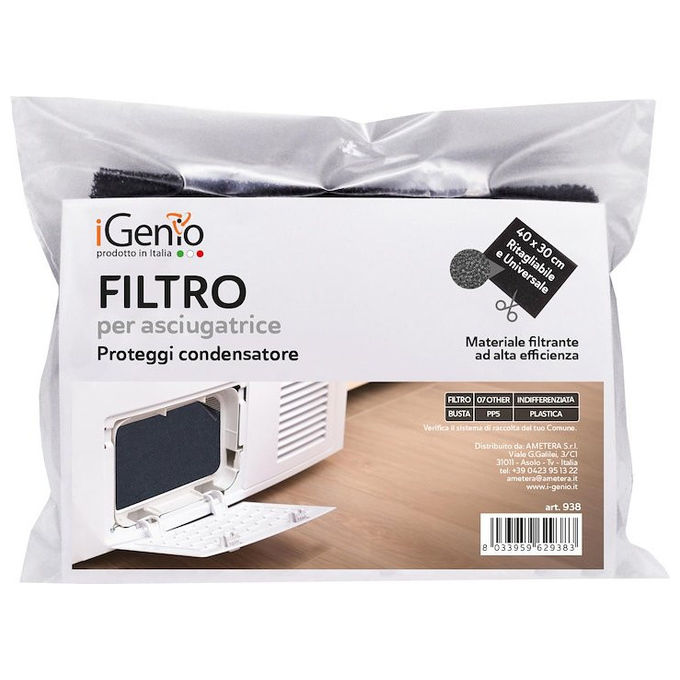 Igenio Filtro Asciugatrice Proteggi Condensatore