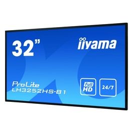 LH3252HS-B1 Visualizzatore di Messaggi Pannello Piatto per Segnaletica Digitale 31.5" Ips 400 Cd/m² Full Hd Nero Processore Integrato Android 8.0
