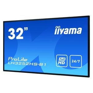 Iiyama LH3252HS-B1 Visualizzatore di Messaggi Pannello Piatto per Segnaletica Digitale 31.5" Ips 400 Cd/m² Full Hd Nero Processore Integrato Android 8.0