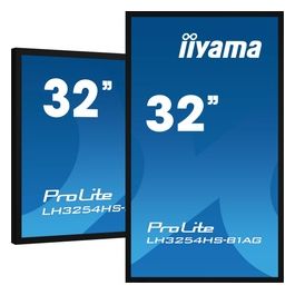 LH3254HS-B1AG Visualizzatore di Messaggi Pannello Piatto per Segnaletica Digitale 31.5" Lcd Wi-fi 500 Cd/m² Full Hd Nero Processore Integrato Android 11 24/7