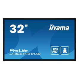 LH3254HS-B1AG Visualizzatore di Messaggi Pannello Piatto per Segnaletica Digitale 31.5" Lcd Wi-fi 500 Cd/m² Full Hd Nero Processore Integrato Android 11 24/7