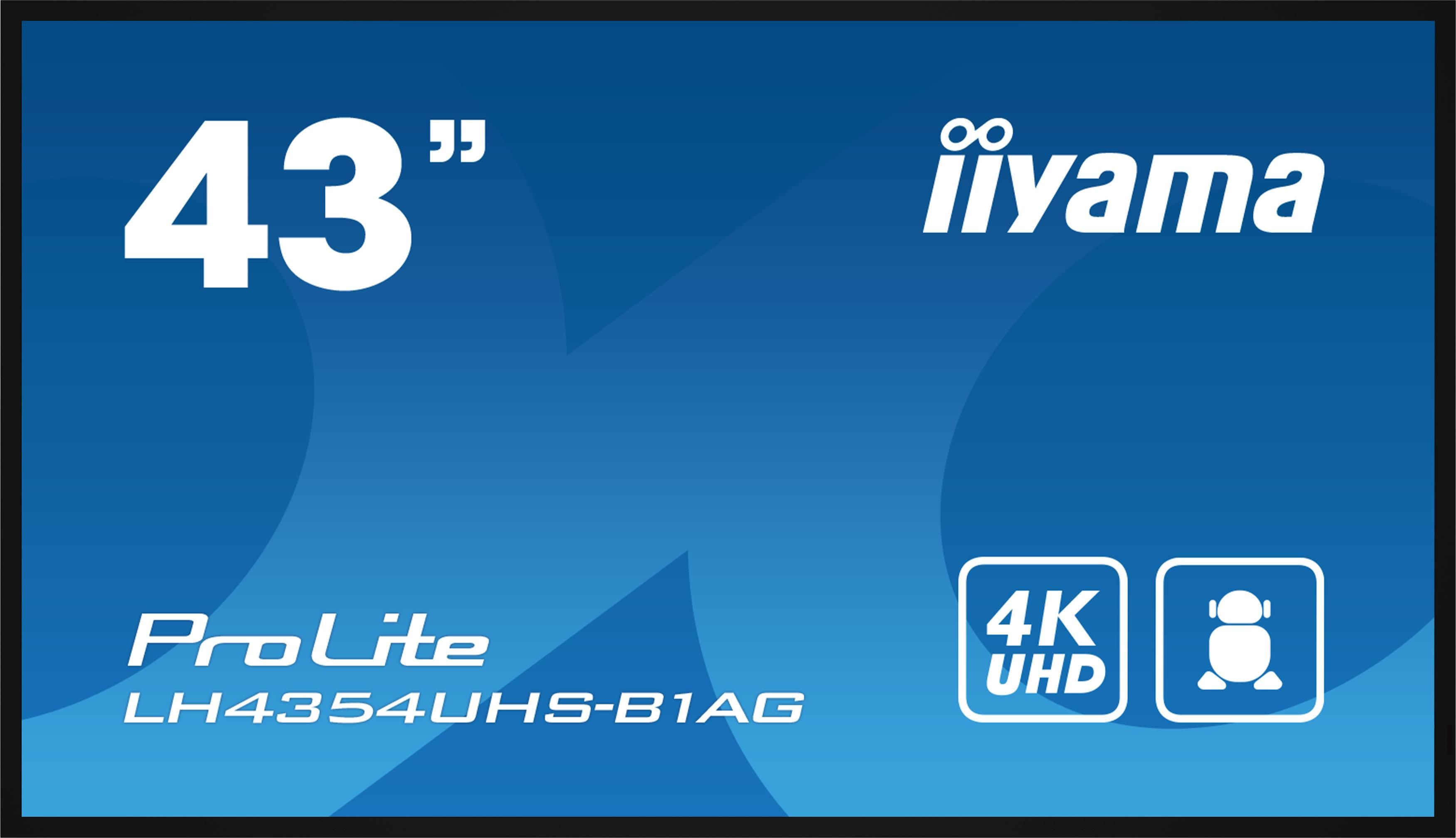 Iiyama LH4354UHS-B1AG Visualizzatore Di