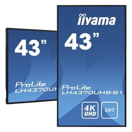 LH4370UHB-B1 Visualizzatore di Messaggi Pannello Piatto per Segnaletica Digitale 42.5" Va 700 Cd/m² 4k Ultra Hd Nero Processore Integrato Android 9.0 24/7
