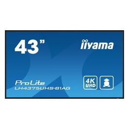 LH4375UHS-B1AG Visualizzatore di Messaggi 42.5" Lcd Wi-fi 500 Cd/m² 4k Ultra Hd Processore Integrato Android 8.0 18/7