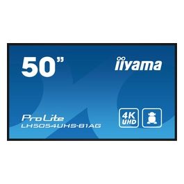 Iiyama LH5054UHS-B1AG Visualizzatore di Messaggi Pannello Piatto per Segnaletica Digitale 49.5" Lcd Wi-fi 500 Cd/m² 4k Ultra Hd Nero Processore Integrato Android 11 24/7