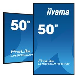 LH5060UHS-B1AG Visualizzatore di Messaggi Pannello a Digitale 49.5")LED Wi-Fi 500 cd/m² 4K Ultra HD Nero Processore Integrato Android 11 24/7