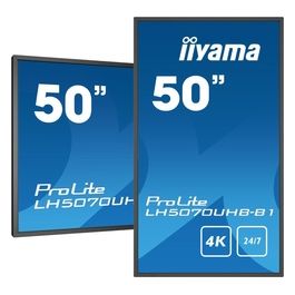 LH5070UHB-B1 Visualizzatore di Messaggi Pannello Piatto per Segnaletica Digitale 49.5" Va 700 Cd/m² 4k Ultra Hd Nero Processore Integrato Android 9.0 24/7